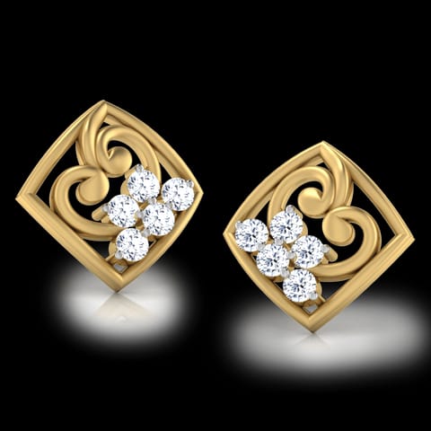 Dazzle Diamond Stud Earrings