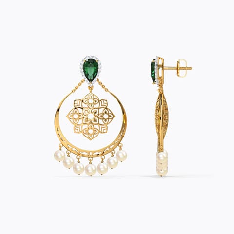 Ida Swing Gemstone Chand Bali