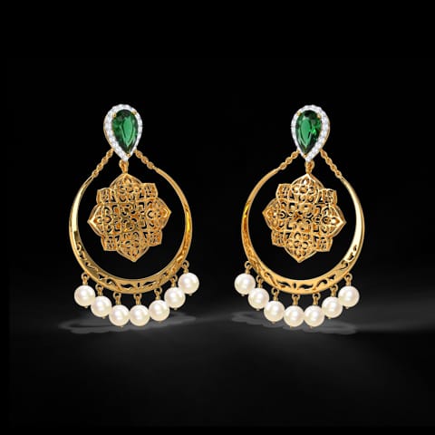 Ida Swing Gemstone Chand Bali