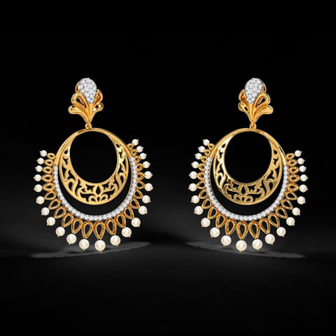 Flutter Gemstone Chand Bali