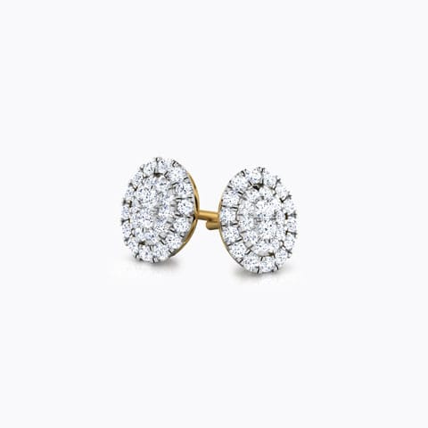 Maisha Cluster Diamond Stud Earrings Maisha Cluster Diamond Stud Earrings
