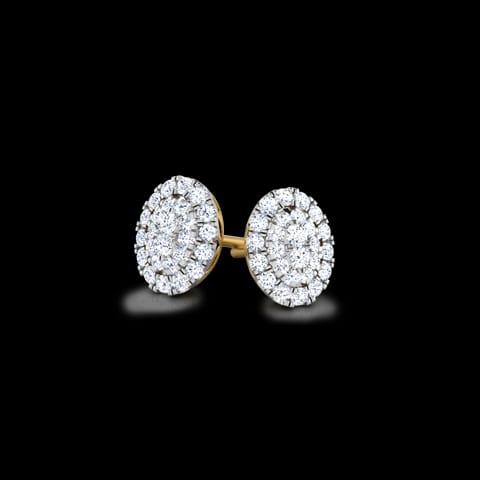 Maisha Cluster Diamond Stud Earrings Maisha Cluster Diamond Stud Earrings