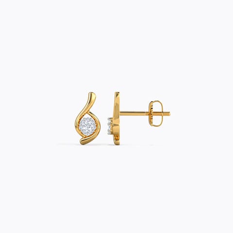 Eyelet Diamond Stud Earrings Eyelet Diamond Stud Earrings