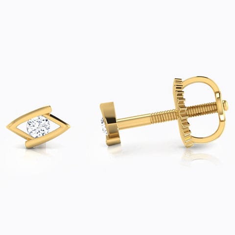 Chica Mini Diamond Stud Earrings