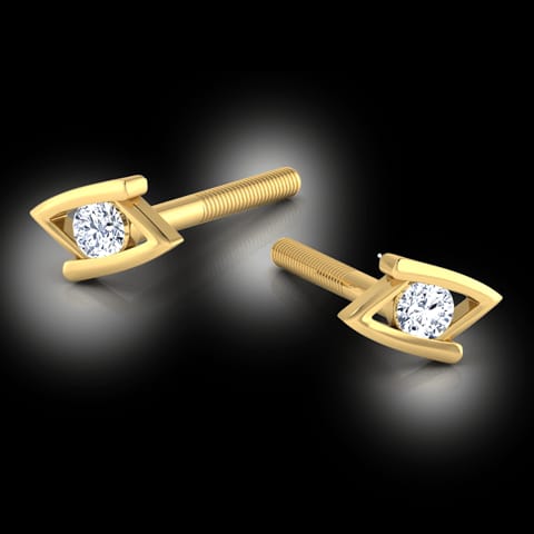Chica Mini Diamond Stud Earrings