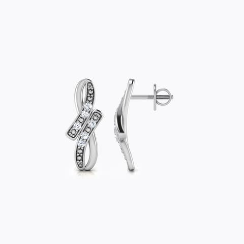 Infinity Arc Diamond Stud Earrings Infinity Arc Diamond Stud Earrings