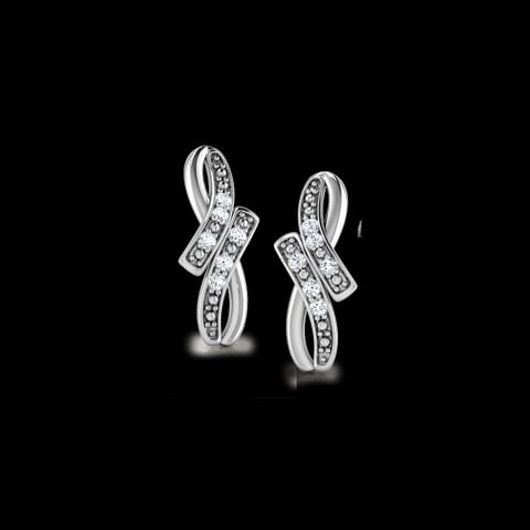 Infinity Arc Diamond Stud Earrings Infinity Arc Diamond Stud Earrings