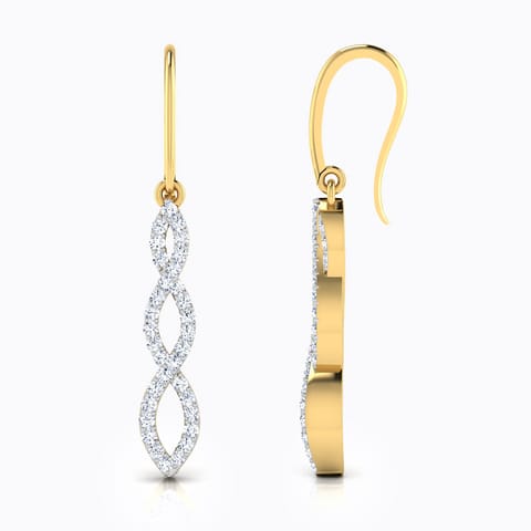 Callie Dribble Diamond Drop Earrings Callie Dribble Diamond Drop Earrings