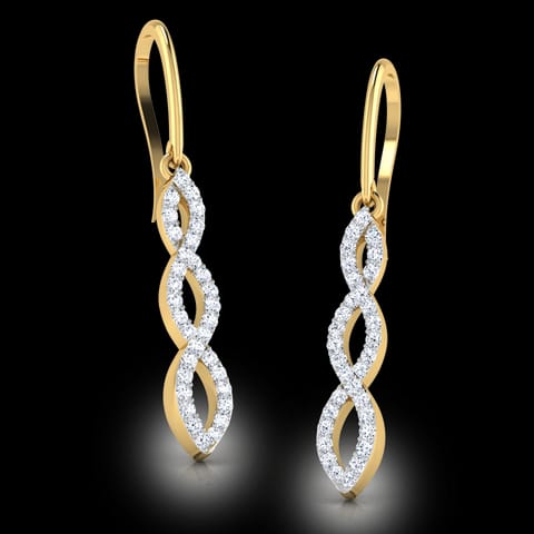 Callie Dribble Diamond Drop Earrings Callie Dribble Diamond Drop Earrings