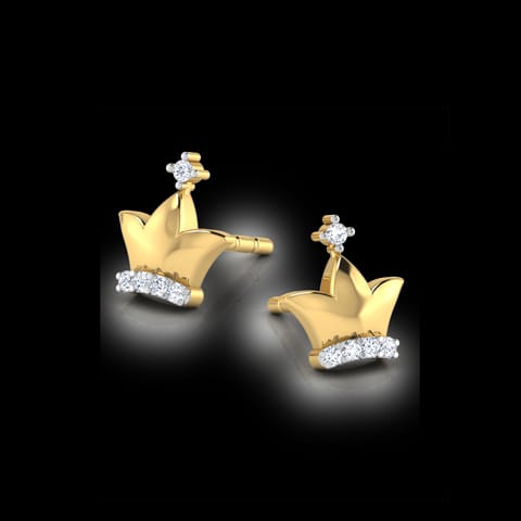 Elsa Tiara Kids' Diamond Earrings Elsa Tiara Kids' Diamond Earrings