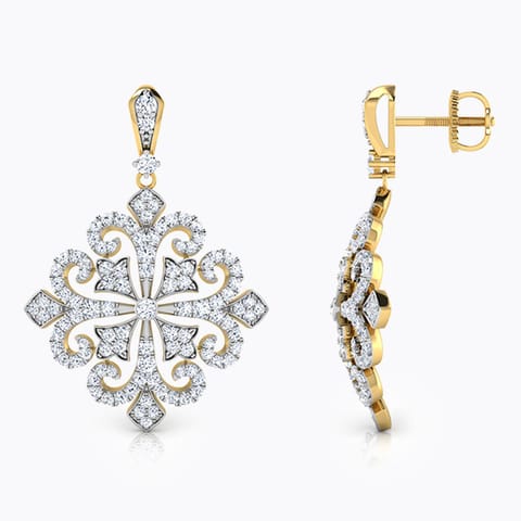 Nova Victorian Diamond Drop Earrings