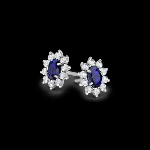 Royal Gemstone Stud Earrings Royal Gemstone Stud Earrings