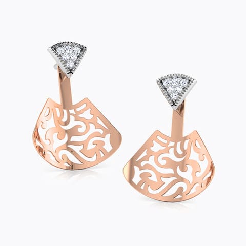Scarlett Dainty Diamond Ear Jackets Scarlett Dainty Diamond Ear Jackets