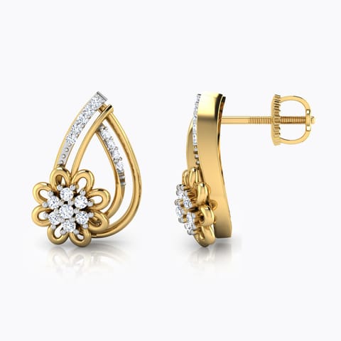 Decorative Diamond Stud Earrings Decorative Diamond Stud Earrings