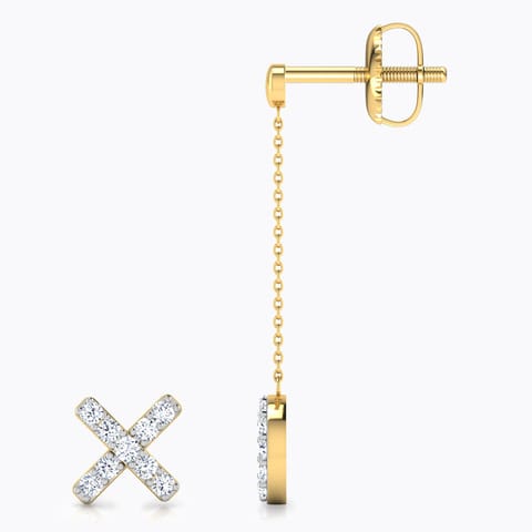 X & O Diamond Drop Earrings X & O Diamond Drop Earrings