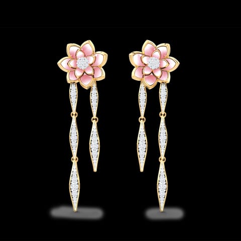 Lotus Dreams Drop Earrings