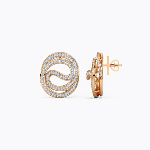 Swish Diamond Stud Earrings Swish Diamond Stud Earrings