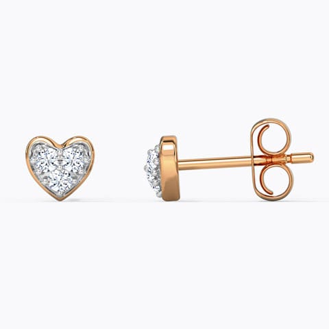 Amore Diamond Stud Earrings
