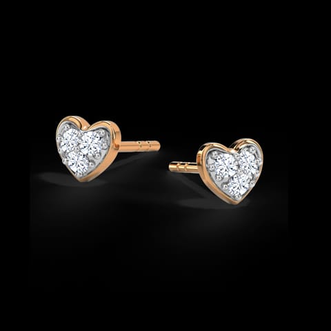 Amore Diamond Stud Earrings
