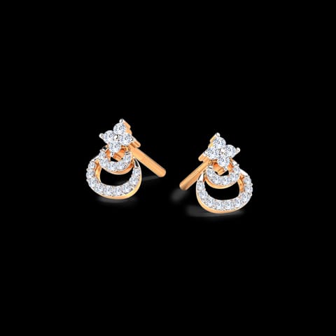 Aksh Diamond Stud Earrings Aksh Diamond Stud Earrings