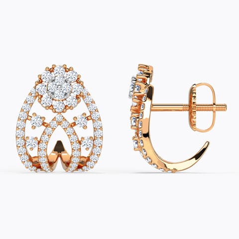 Carina Diamond Hoop Earrings Carina Diamond Hoop Earrings