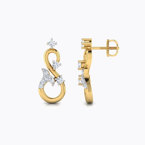 Cherisa Diamond Stud Earrings