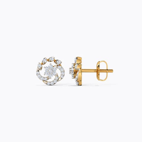 Charm Cluster Diamond Stud Earrings Charm Cluster Diamond Stud Earrings