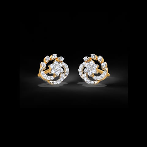 Charm Cluster Diamond Stud Earrings Charm Cluster Diamond Stud Earrings