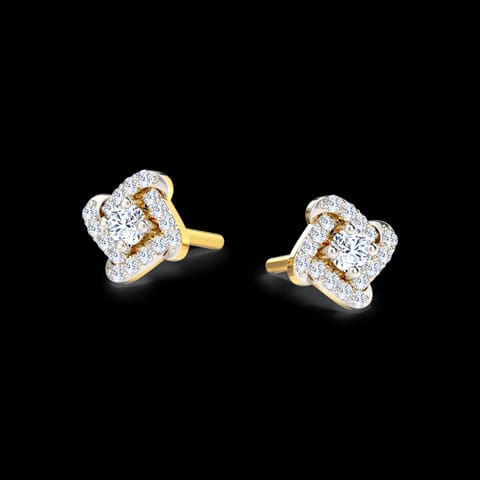 Charm Curves Diamond Stud Earrings Charm Curves Diamond Stud Earrings