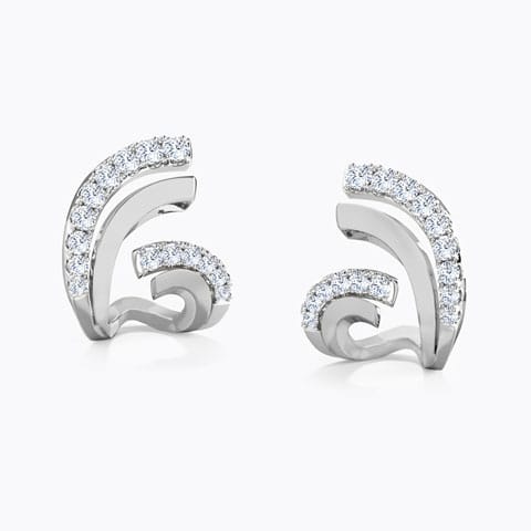 Flutter Hug Diamond Hoop Earrings Flutter Hug Diamond Hoop Earrings