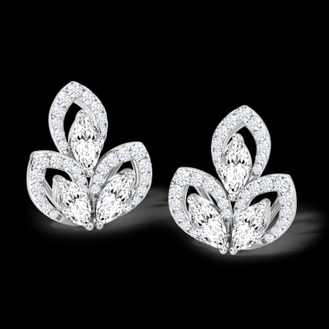Twinkle Petals Diamond Stud Earrings Twinkle Petals Diamond Stud Earrings