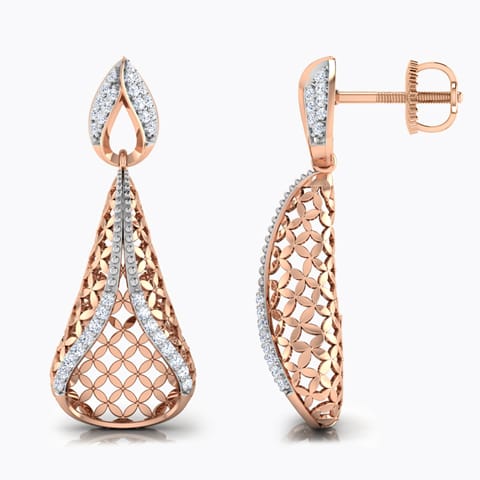 Enfold Diamond Jhumkas