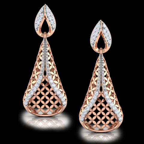 Enfold Diamond Jhumkas