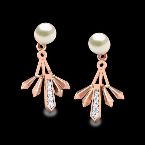 Multi Facets Pearl Ear Jackets Multi Facets Pearl Ear Jackets
