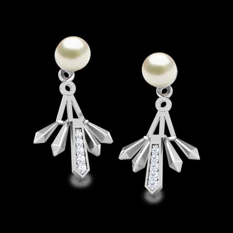 Multi Facets Pearl Ear Jackets Multi Facets Pearl Ear Jackets