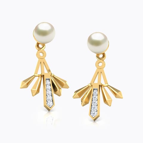 Multi Facets Pearl Ear Jackets Multi Facets Pearl Ear Jackets