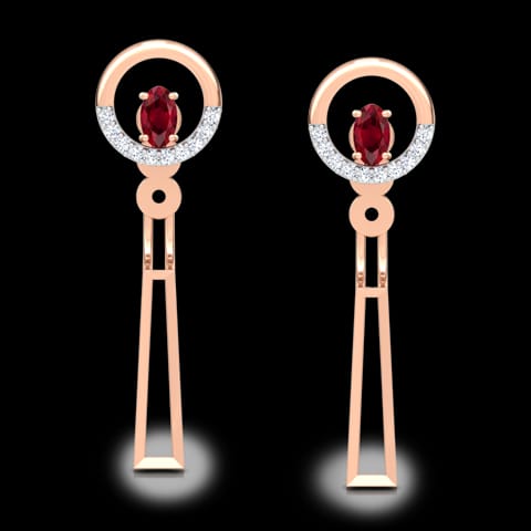 Simply Straight Gemstone Ear Jackets Simply Straight Gemstone Ear Jackets