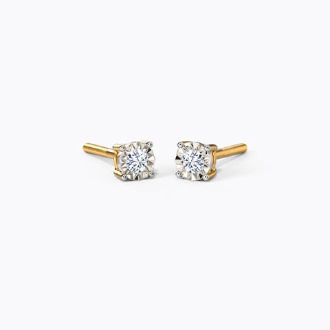 Petite Diamond Stud Earrings