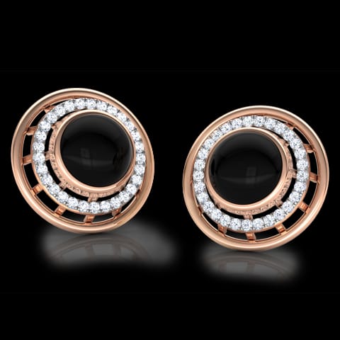 Eros Minaret Gemstone Stud Earrings