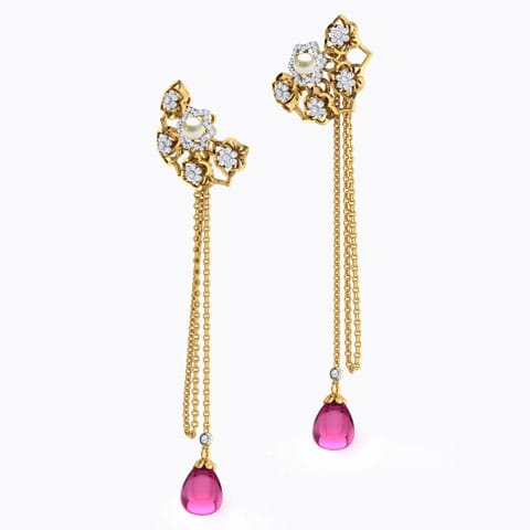 Amer Fresco Gemstone Drop Earrings