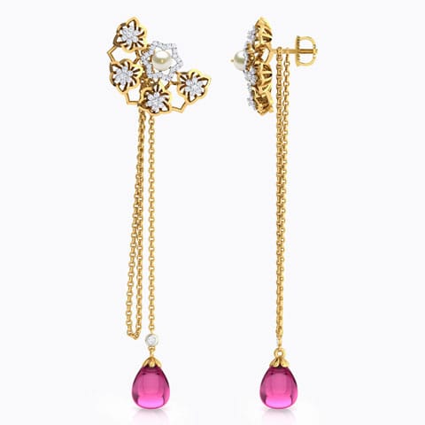 Amer Fresco Gemstone Drop Earrings