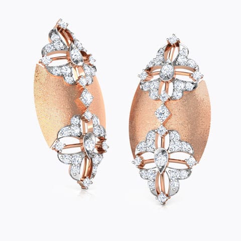 Enfold Brocade Stud Earrings Enfold Brocade Stud Earrings