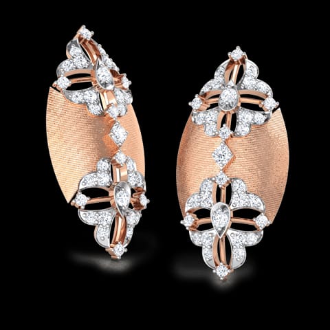 Enfold Brocade Stud Earrings Enfold Brocade Stud Earrings