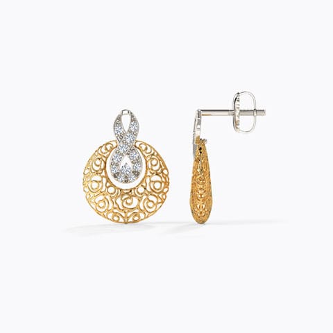 Lisa Trellis Diamond Stud Earrings Lisa Trellis Diamond Stud Earrings