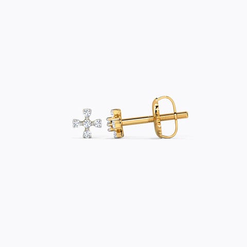 Snowflakes Kids' Diamond Earrings