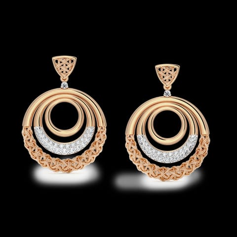 Ornate Interlaced Diamond Drop Earrings Ornate Interlaced Diamond Drop Earrings