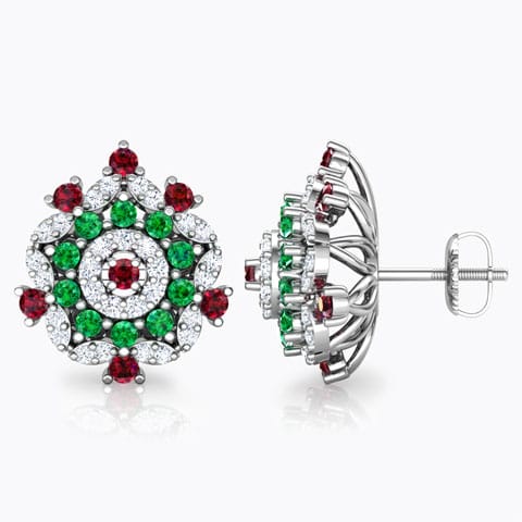 Tara Vibrant Gemstone Stud Earrings Tara Vibrant Gemstone Stud Earrings