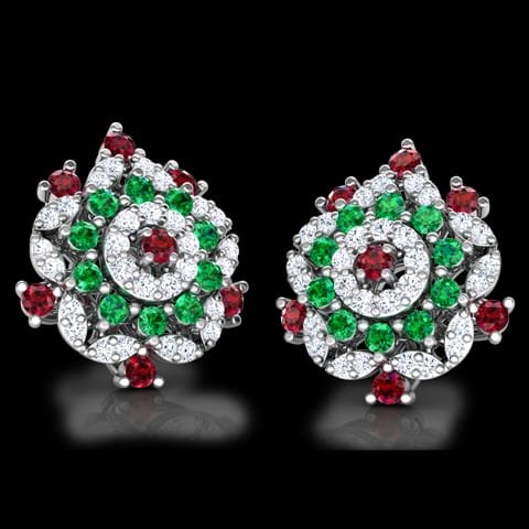 Tara Vibrant Gemstone Stud Earrings Tara Vibrant Gemstone Stud Earrings
