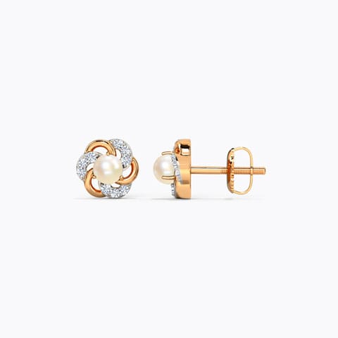 Efface Pearl Stud Earrings Efface Pearl Stud Earrings