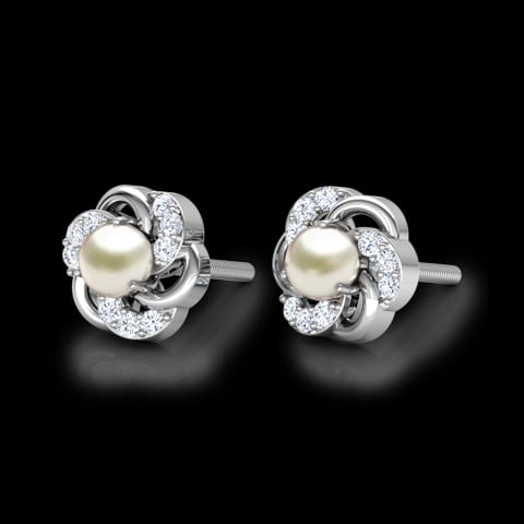 Efface Pearl Stud Earrings Efface Pearl Stud Earrings